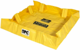 Lightweight Portable Spill Containment Berm, 4'x 4', Sump Capacity 79 gal