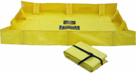 Lightweight Portable Spill Containment Berm, 4' x 6'