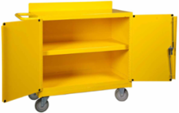 SPC Locking Spill Control Cart, 36 Inch H x 38.375 Inch W x 18 Inch D, Steel