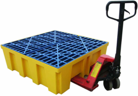 Injection Molded Spill Pallet, Sump Capacity 128.9 gal