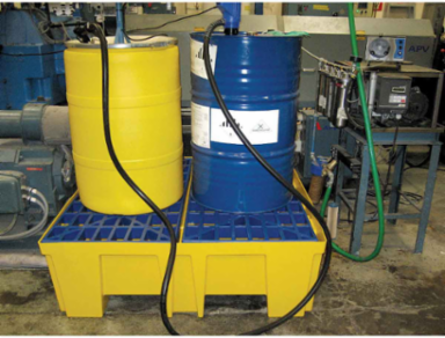 Injection Molded Spill Pallet, Sump Capacity 128.9 gal