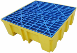 Injection Molded Spill Pallet, Sump Capacity 128.9 gal