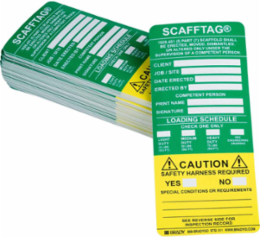 SCAFFTAG Inserts: SCAFFTAG: 1926.451(F) PART (7) SCAFFOLD SHALL BE ERECTED, MOVED, DIS…