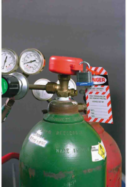 Cylinder Tank Lockout, Polystyrene