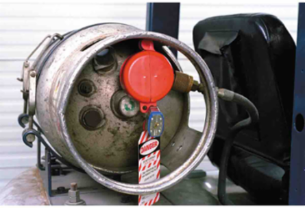 Cylinder Tank Lockout, Polystyrene