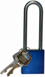 ABUS Standard Size Aluminum Padlock - 6-Pin Cylinder, 3 in. Shackle Clearance