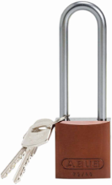 ABUS Standard Size Aluminum Padlock - 6-Pin Cylinder, 3 in. Shackle Clearance