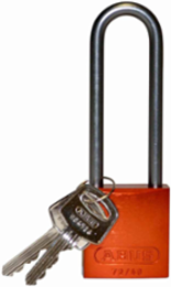 ABUS Standard Size Aluminum Padlock - 6-Pin Cylinder, 3 in. Shackle Clearance