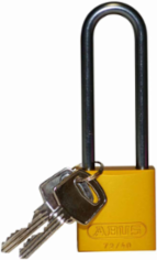 ABUS Standard Size Aluminum Padlock - 6-Pin Cylinder, 3 in. Shackle Clearance
