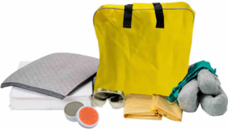 Standard Vehicle Portable Spill Kit, 22" x 16" x 5", Absorbency Capacity 11.5 gal