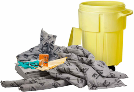 ALLWIK® 55-Gallon Drum Spill Control Kit - Universal Application, Wheeled