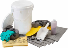 ALLWIK® 6.5 Gallon Bucket with Neutralizer Spill Control Kit - Chemical Application, Acid Neutralizing