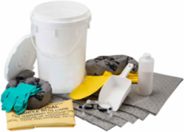 ALLWIK® 6.5 Gallon Bucket with Neutralizer Spill Control Kit - Chemical Application, Base Neutralizing