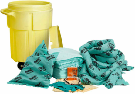 HAZWIK® 55-Gallon Drum Spill Control Kit - Chemical Application, Wheeled