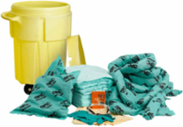 HAZWIK® 55-Gallon Drum Spill Control Kit - Chemical Application, Wheeled