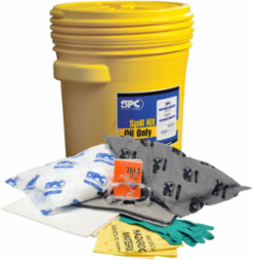 20 Gallon Drum Mixed Application Spill Kit, Oil Only & Universal, Polyethylene