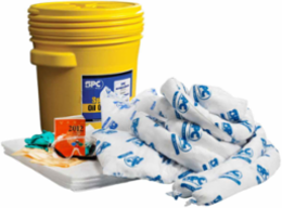 20 Gallon Drum Oil Only Spill Control Kit, Contains (12) 15 Inch x 19 Inch Pads, EPA Compliant