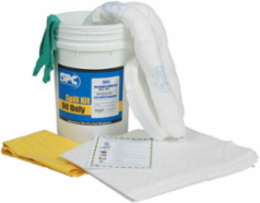 6.5 Gallon Oil Only Spill Control Kit, 14 Inch Diameter, Portable, Lightweight