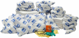 Spill Control Kit Refill for 65 Gallon Drums - Oil Only, Includes 100 Pads, White