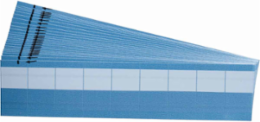 Write-On Self-Laminating Vinyl Labels, 0.75" H x 1" W x 0.24" Dia, Pack of 25 Cards, Clear/White