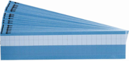 Write-On Self-Laminating Vinyl Labels, 0.75" H x 0.344" W x 0.24" Dia, Pack of 25 Cards, Clear/White