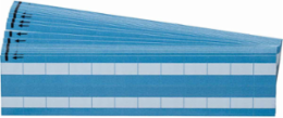 Write-On Self-Laminating Vinyl Labels, 0.375" H x 0.75" W x 0.12" Dia, Pack of 25 Cards, Clear/White