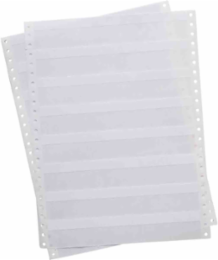 DATAB Series Self-Laminating Vinyl Labels, 1.437" H x 0.5" W, Pack of 1664 Labels