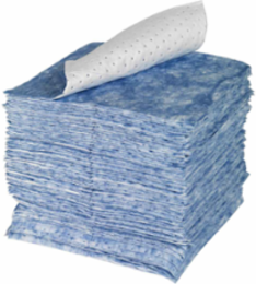 SPC® Oil Only Absorbent Pads - Heavy Weight, 15" x 19", Absorbency Capacity 24 gal