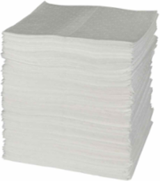 SPC® Oil Only Absorbent Pads - Light Weight, 15" x 19", Absorbency Capacity 51 gal