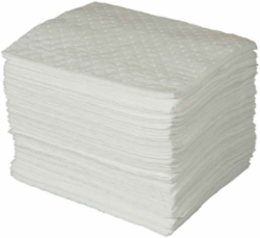 SPC® Oil Only Absorbent Pads - Medium Weight, 15" x 19", Absorbency Capacity 30 gal