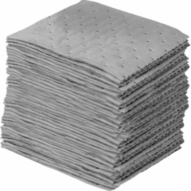 Spill Response Plus Universal Absorbent Pads - Heavy Weight, 7.5"x 10", Absorbency Capacity 5.5 gal