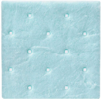 Spill Response Plus Heavyweight Chemical Absorbent Pads 4 Inch x 4 Inch, Absorbency 8.5 Gallon