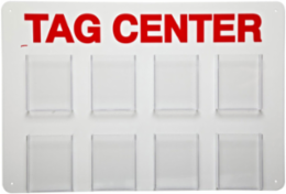 Information Center, 15.75" H x 23.5" W x 2" D, Acrylic;Polystyrene