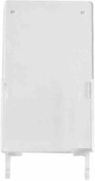 Compact 1-Pocket Tag Holder, 3.5 Inch x 10 Inch, Adhesive & Magnetic Mounting Options