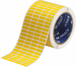 Flame Retardant Wire Wraps, 0.25" H x 0.75" W, Roll of 10000 Labels, Yellow