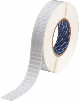 THT Labels Polyimide 0.25 in H x 1.0 in W White Roll of 10000 Labels