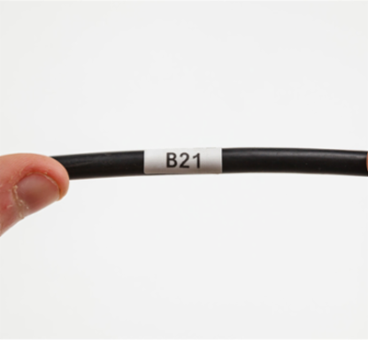 Flame Retardant Wire Wraps, 2" W x 300' L, White