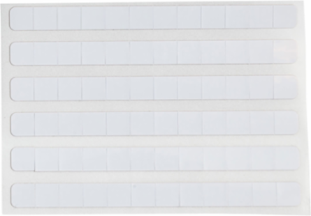 Weather Resistant Outdoor Labels, 0.25" H x 0.25" W, Roll of 10000 Labels, White