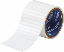 Weather Resistant Outdoor Labels, 0.25" H x 0.25" W, Roll of 10000 Labels, White