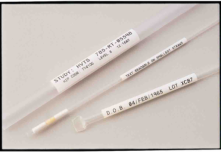 Self-Laminating Vinyl Wire and Cable Labels, 1" H x 1" W