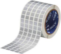 Gloss Metallized Polyester Labels, 0.437" H x 0.5" W