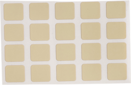 Amber Polyimide Labels, 0.437 Inch H x 0.5 Inch W, Roll of 10000 Labels