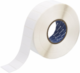 Nylon Cloth Labels, 1" H x 2" W, Roll of 3000 Labels, White
