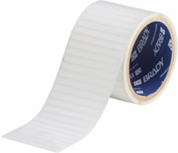 Glossy Polyester Labels, 0.2" H x 2.5" W, Roll of 2500 Labels, White