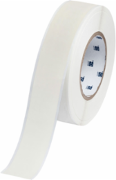 Permanent Adhesive Labels Nylon 1.5 in W x 100 ft L White