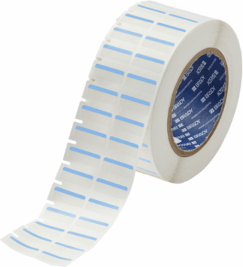 B-494 Color Polyester Labels 0.375 Inch H x 1 Inch W, 3000 Labels/Roll