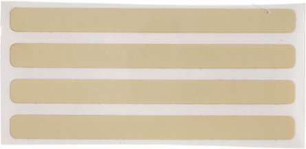Amber Polyimide Labels 0.25 Inch H x 3 Inch W, Roll of 2500 Labels