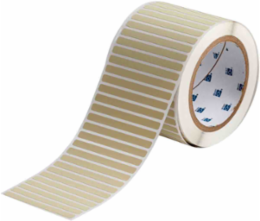 Amber Polyimide Labels 0.25 Inch H x 3 Inch W, Roll of 2500 Labels