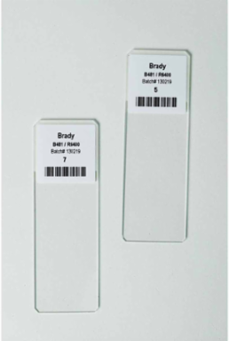 Polyester Labels, 0.9" H x 0.9" W, Roll of 1000 Labels, White