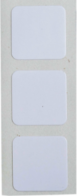 Polyester Labels, 0.9" H x 0.9" W, Roll of 1000 Labels, White